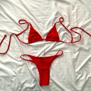 Zaful red bikini